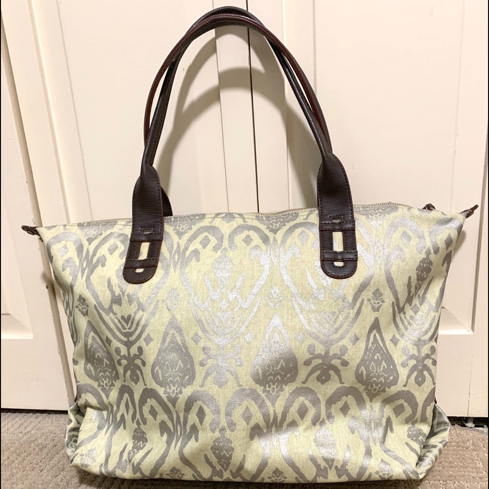 Stella and Dot Ikat Print Tote